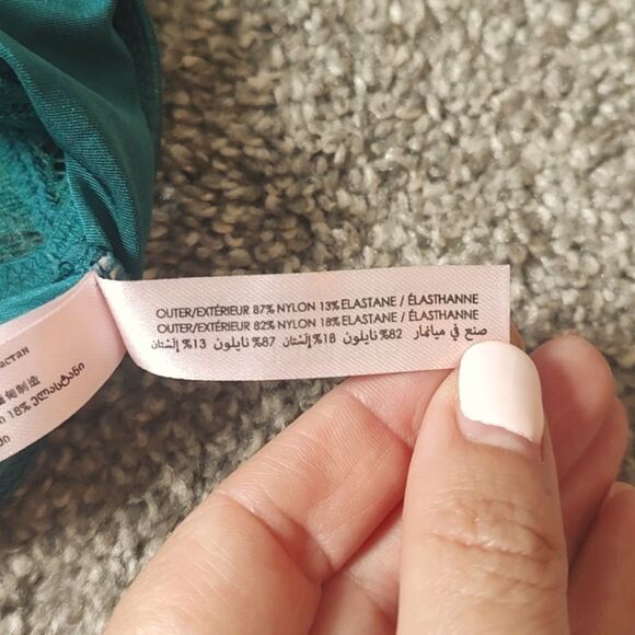 New With‎ Tags La Vie En Rose Size XL Long Sleeve Lace & Microfiber Teddy - Picture 12 of 12